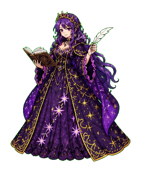 物語そのものを書き換える運命改変令嬢の等身大イラスト